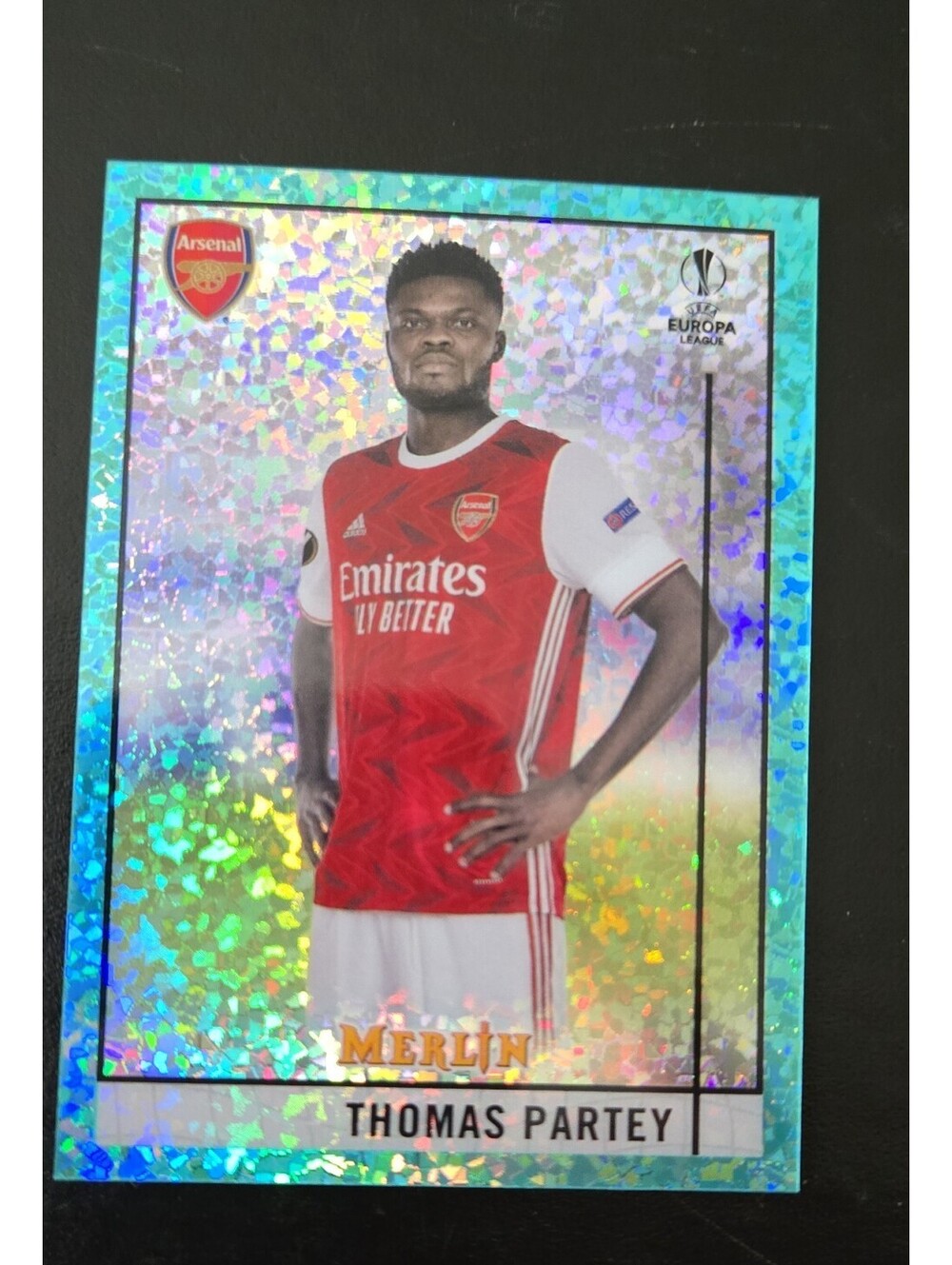 2020-21 Topps Merlin Collection Chrome Uefa Champions League - Thomas #2 Aqua...